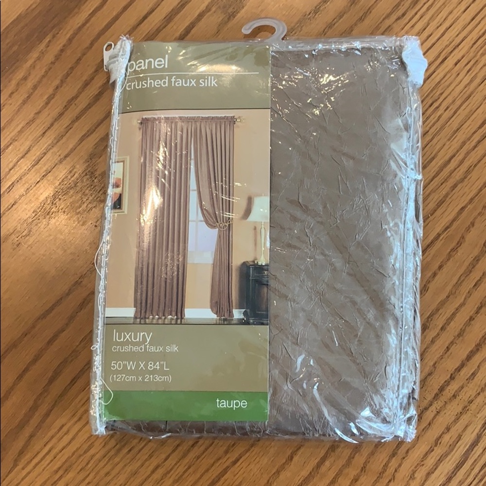 Taupe Window Curtains